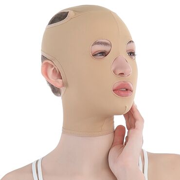 маска для лица: Бандаж для лица сплошной. Охватывает шею