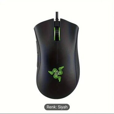 Mauslar: Razer DeathAdder Essential Kablolu Oyun Siçanı Optik Sensör 6400 DPI