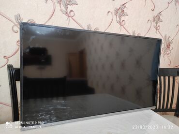 TV və video: Ficher televizoru, smart 109 ekrandı, android sistemlidir, hərşeyi