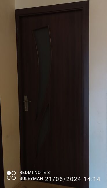 Двери и комплектующие: МДФ Межкомнтаная дверь 90х205 см, Б/у, Без гарантии