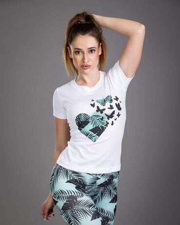 Gornji i donji deo: 2XL (EU 44), 3XL (EU 46), 4XL (EU 48), Leopard, krokodil, zebra, Sa ilustracijom, Geometrijski — 9