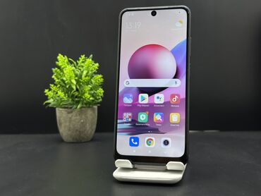 телеви: Redmi, Redmi Note 10S, Б/у, 128 ГБ, цвет - Синий, 2 SIM