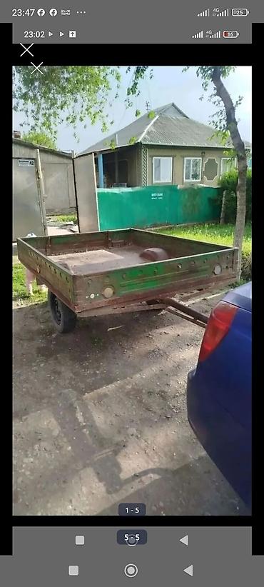 тандем дав: Прицеп самодельный одноосный для легкового автомобиля. - Кузов — 1