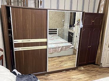 Sürgülü qapılı paltar dolabı - Material: laminat/MDFlam ağac lalafo.az -da Sürgülü qapılı paltar dolabı - Material: laminat/MDFlam ağac