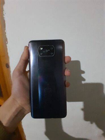 telefonlar 32 s: Poco X3 Pro, 256 GB, rəng - Göy, Sensor, Barmaq izi, Face ID