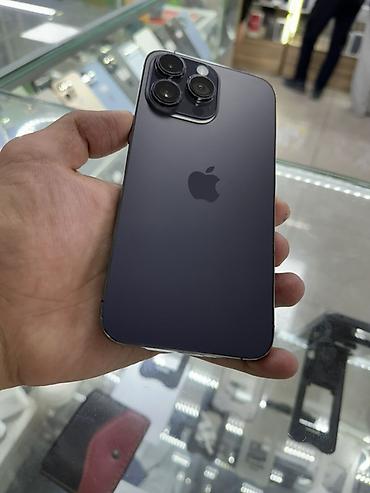 IPhone 14 Pro Max, Б/у, 256 ГБ, Deep Purple, Защитное стекло, Чехол, 82 %