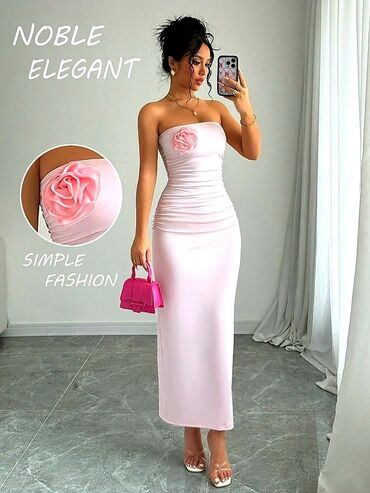 Haljine: 2XL, bоја - Crna, Koktel, klub, Dugih rukava — 24