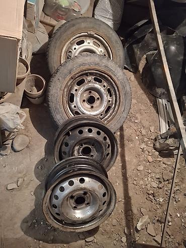резина 14 с: Железные Диски R 14 Volkswagen, Комплект, отверстий - 4, Б/у — 3