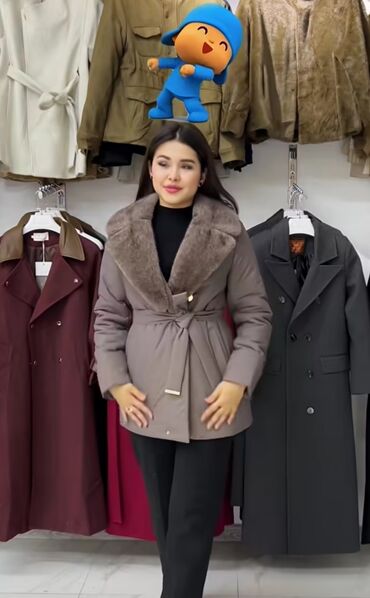 Пуховики и зимние куртки: Пуховик, Короткая модель, Ультралегкий, С поясом, С мехом, Все размеры — 2