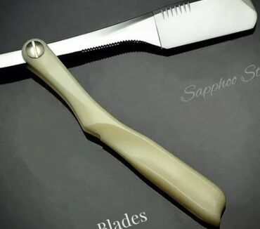 салон парикмахерская: Профессиональная ручная бритва с прямыми краями из нержавеющей стали
