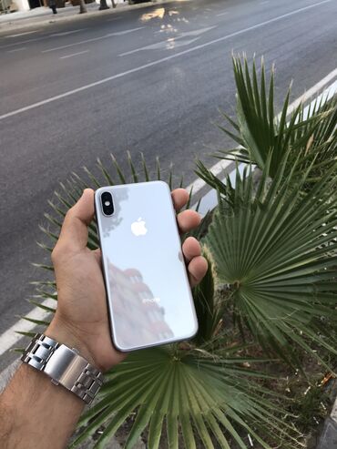 iphone x islenmis: IPhone X, 256 GB, Ağ, Face ID