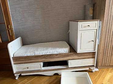 Təknəfərlik uşaq çarpayıları: Uşaq çarpayısı - Ölçü: təxmini 160×80 sm yatak sahəsi (şəkillərə — 2