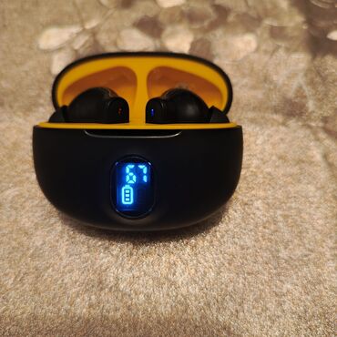 rəsmi 14 c: Yeni Simsiz (Bluetooth) Qulaqcıqlar, rəng - Qara