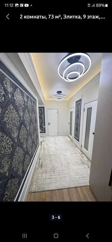 квартира дом бишкек: 2 комнаты, Собственник, С мебелью полностью