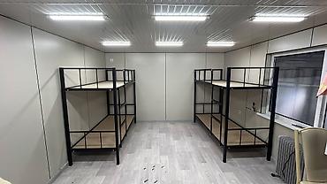 bunk bed: Двухъярусная детская кровать, Новый, Железо, цвет - Белый — 2