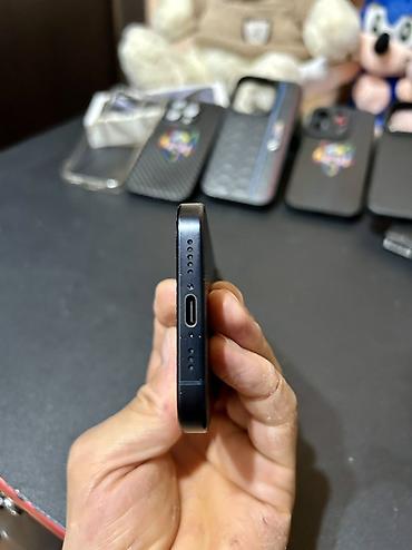 iphone 2 sim: IPhone 15 Pro, Б/у, 256 ГБ, Blue Titanium, Зарядное устройство, Защитное стекло, Чехол, 86 % — 6