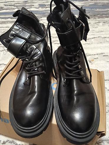 qiz ucun botlar: Zara, Ölçü: 35, rəng - Qara, İşlənmiş — 5