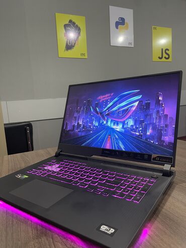 asus gaming: Ультрабук, Asus, 16 ГБ ОЭТ, AMD Ryzen 7, 17.3 ", Колдонулган, Жумуш, окуу үчүн, эс тутум HDD + SSD