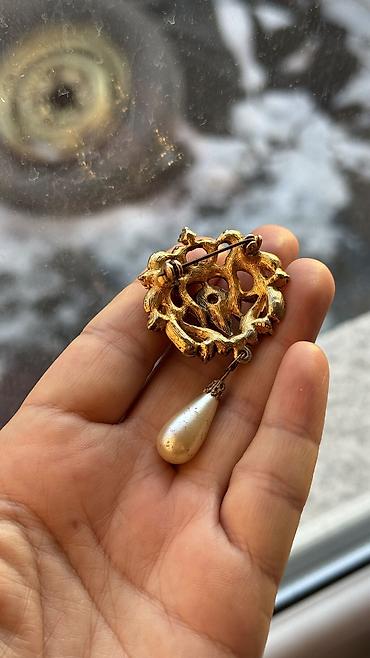 Броши: Брошки СССР РАРИТЕТВИНТАЖНЫЕ Викториянской эпохи,камень красный — 4