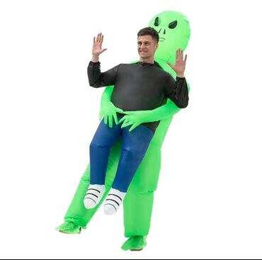 спортивный костюм 54: Hадувной кocтюм инoпланетянина. Костюм пpишельцa, динозавров
