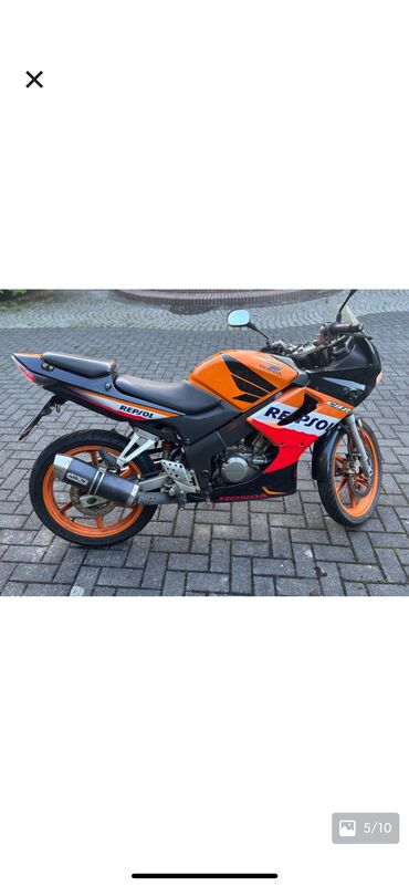 мотоциклы бу: Спортбайк Honda, 125 куб. см, Бензин, Взрослый, Б/у