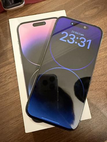 iphone plata: IPhone 14 Pro, 128 GB, Deep Purple, Face ID — 2