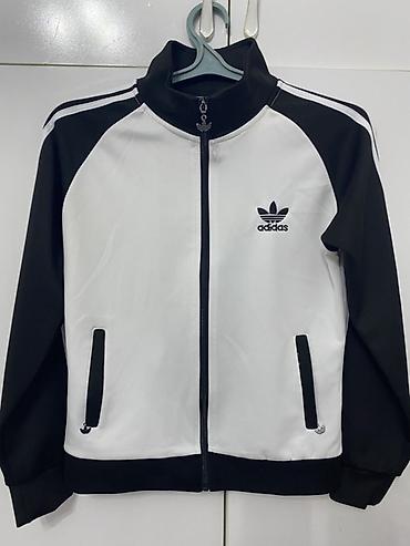 куртка joma: Спортивная кофта/трек-топ Adidas - Классический дизайн с контрастными — 1