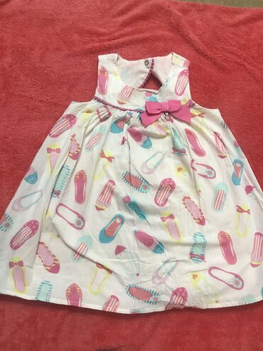 летняя платье: Детское платье, цвет - Розовый, Б/у