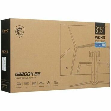 Monitorlar: 🖥️MSI G32CQ4 E2 Gaming Monitor 🔸31.5" (80sm) 🔸2 K 2560 × 1440 (WQHD) — 14