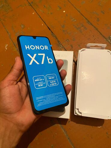 телефон fly iq446 magic: Honor X7b, 128 GB, rəng - Qara, Barmaq izi, İki sim kartlı, Face ID