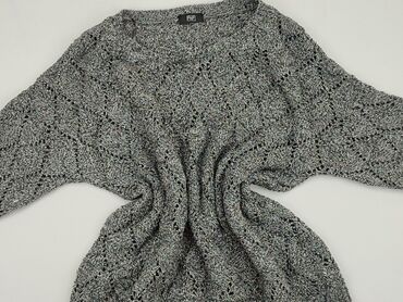 szare chinosy damskie: Sweter, F&F, S (EU 36), condition - Good