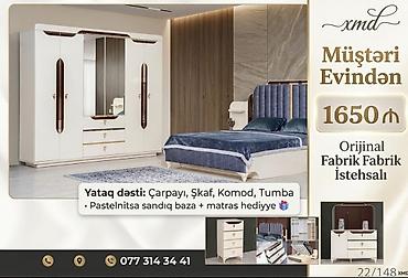 Yataq dəsti – orijinal fabrik istehsalı Tərkib: - Çarpayı (pastelnitsa