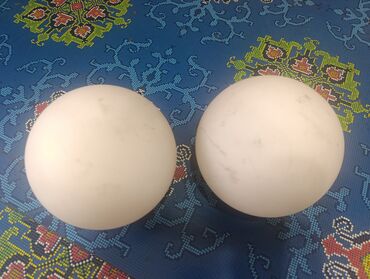 айнек пластик бу: Плафоны из молочного стекла шар садовые (2 шт) без сколов и трещин