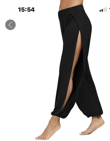 спортивные костюмы женские больших размеров: Женские брюки-палаццо с высокими разрезами по бокам размер ХL - Цвет