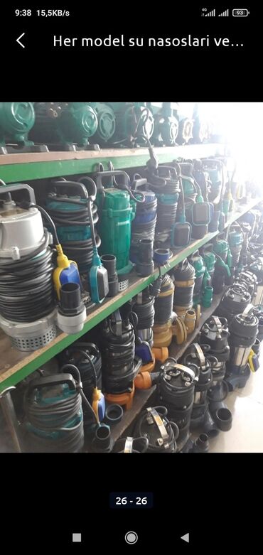 Nasoslar və hidroforlar: Nasos, Suvarma üçün, Yeni — 6