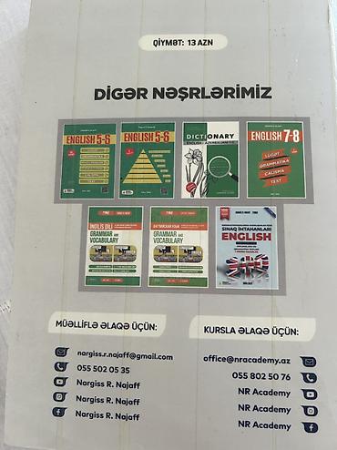 Книги и журналы: İdeal vəziyyət
13 manata alınıb
Səhifədə başqa kitablar da var — 2