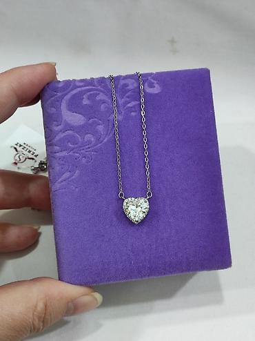 Серебряные колье: Серебряная Цепочка " Сердечка" Серебро 925 пробы Длина 45 -50см — 2