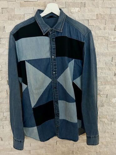 original nike torba: Shirt Long sleeves, L (EU 52), Diesel, color - Blue, Jeans