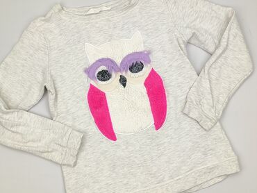 szerokie eleganckie spodnie: Sweatshirt, H&M, 14 years, 158-164 cm, condition - Perfect