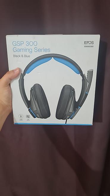logitech superlight 2: Проводные гарнитуры, Sennheiser, Б/у, цвет - Черный — 1
