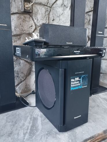 Dinamiklər və kolonkalar: Panasonic ev kinoteatrı – tam komplekt 5.1 akustik sistem — 8