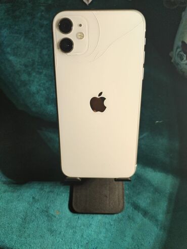 Apple iPhone: IPhone 11, 128 GB, Ağ, Barmaq izi, Simsiz şarj, Face ID