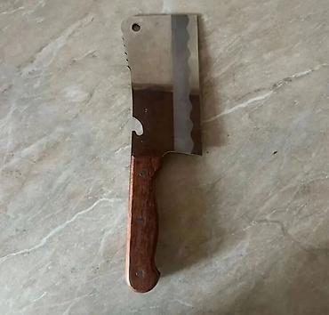 Ev və bağ: Mətbəx satırı (kəsici balta) - Material: paslanmayan polad bıçaq — 2