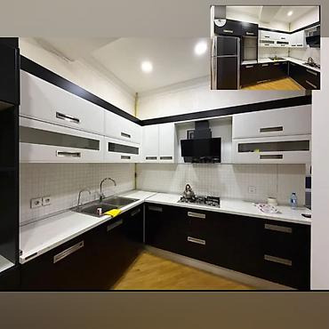 Ev üçün mebel: Mətbəx mebeli 650₼. Ölçü axşama bilinəcək. Üzərində qaz moyka — 1