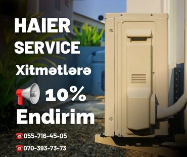Noutbuklar, kompüterlər: Haier kondisionerləri üçün servis xidməti - Diaqnostika və