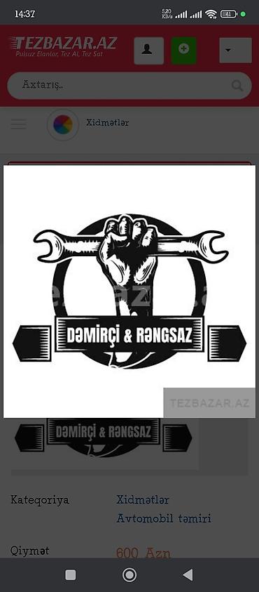 bumper: Xidmət: Avtomobil bamperi bərpası və boyanması — 5