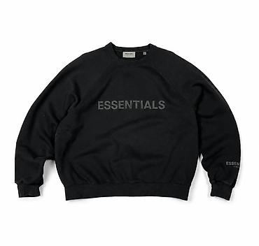 Мужской свитер, S, Essentials, Новый, цвет - Черный, Платная доставка