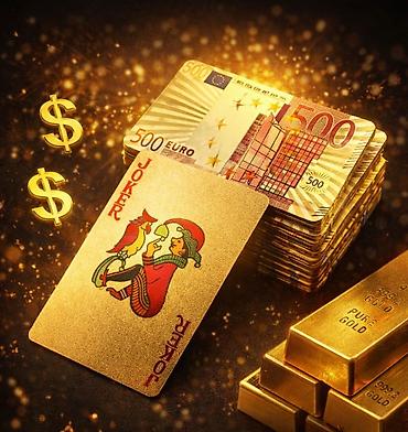 Спорт и отдых: Игральные карты в золотом исполнении 500€🔥 - Полная колода — 2