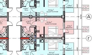 1 комната: 1 комната, 31 м², Элитка, 3 этаж — 2