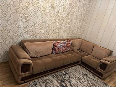 Divan satılır – 270₼ • Model: L şəkilli yumşaq künc divan • Açılır